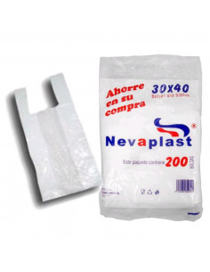 BOLSA ASA BLANCA PEQUEÑA 30X40