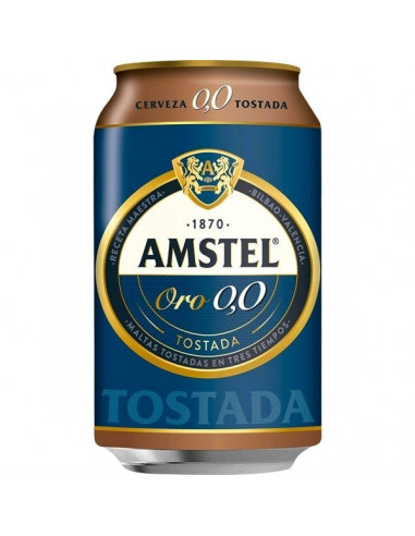 AMSTEL ORO 0% LATA