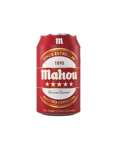 CERVEZA MAHOU 5 ESTRELLAS LATA 2