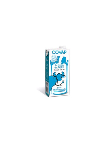 LECHE COVAP SEMIDESNATADA BRICK