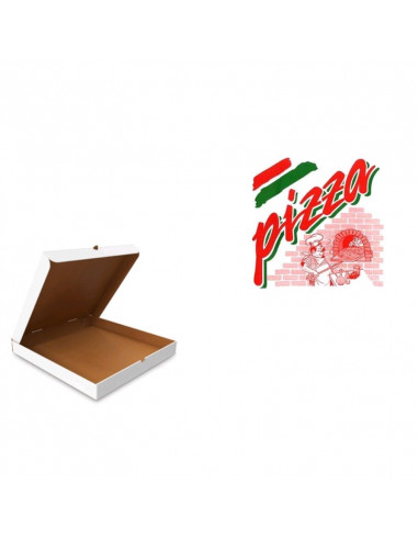CAJA PIZZA PEQUEÑA PACK100UD
