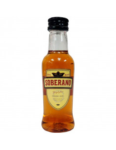 MINI BOTELLA BRANDY SOBERANO 2