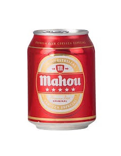 CERVEZA MAHOU 5 ESTRELLAS LATA