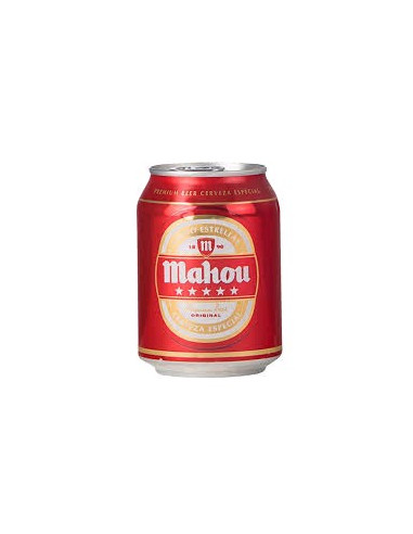 CERVEZA MAHOU 5 ESTRELLAS LATA