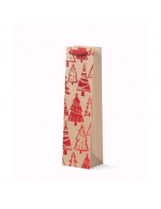BOLSA DE REGALO  ARBOL ROJO