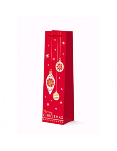 BOLSA DE REGALO  BOLAS NAVIDAD