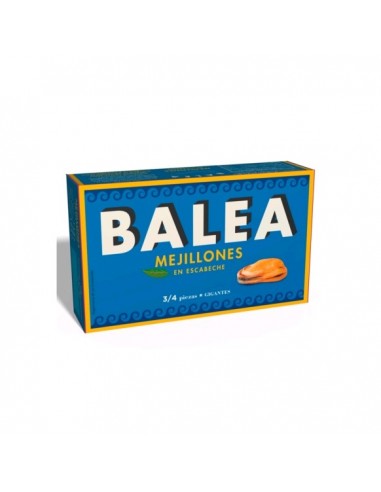 MEJILLONES ESCABECHE 3/4 PIEZAS BALEA