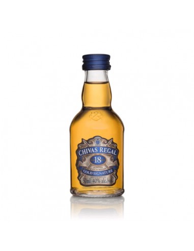 MINI BOTELLA WHISKY CHIVAS 18 AÑOS