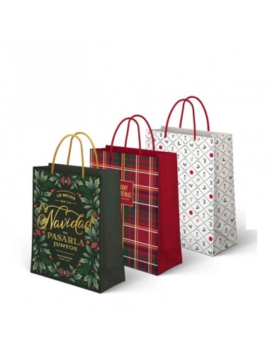 BOLSA REGALO VERDE ACEBO