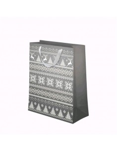 BOLSA REGALO BORDADO PLATA