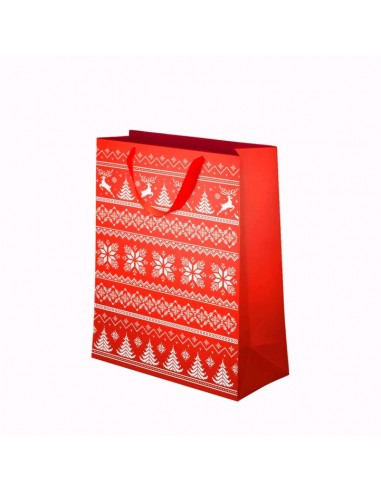 BOLSA REGALO BORDADO ROJO