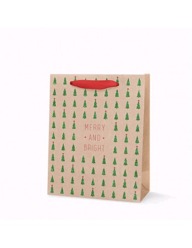 BOLSA REGALO MERRY AND BRIGHT