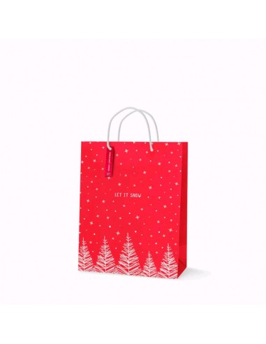 BOLSA REGALO ROJA PINOS