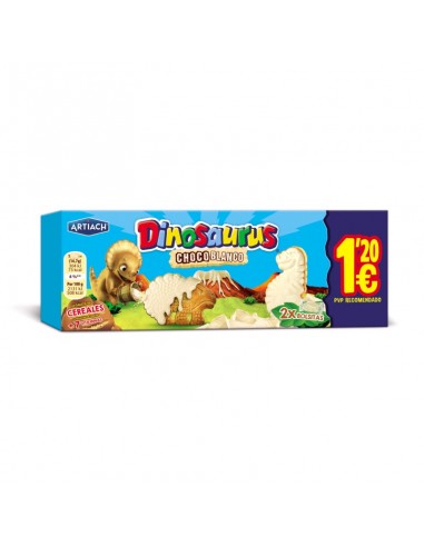 GALLETAS DINOSAURUS CHOCO BLANCO ARTIACH