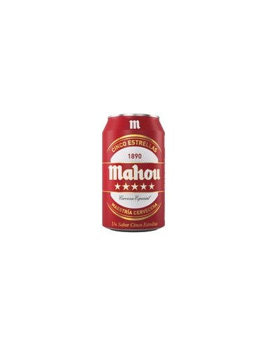 CERVEZA MAHOU 5 ESTRELLAS LATA