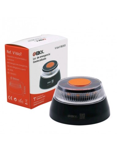 LUZ EMERGENCIA EBOX V16 HOMOLOGADA DGT