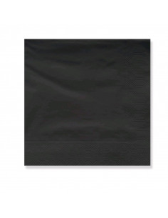 SERVILLETA NEGRA 20x20 /...